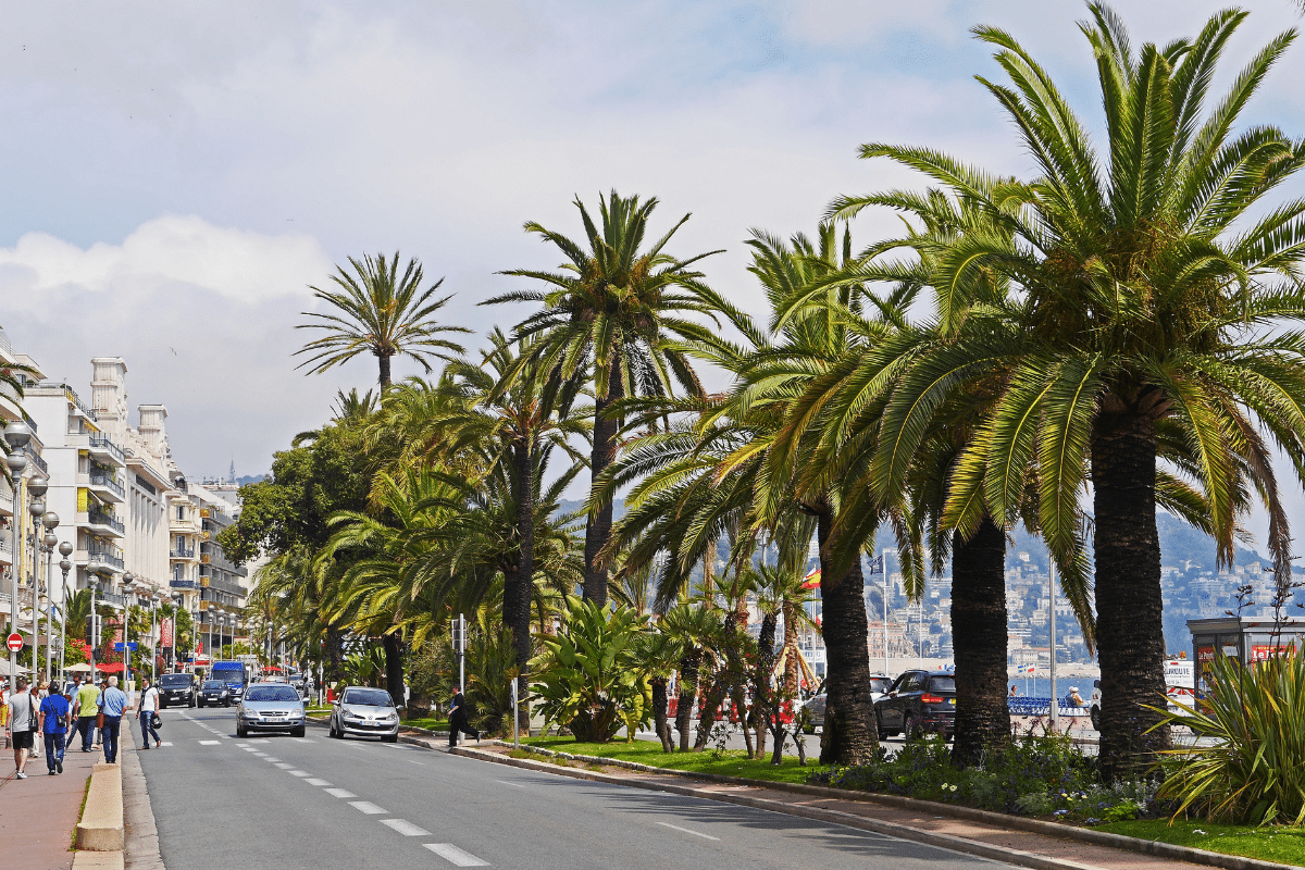 La promenade des anglais à Nice