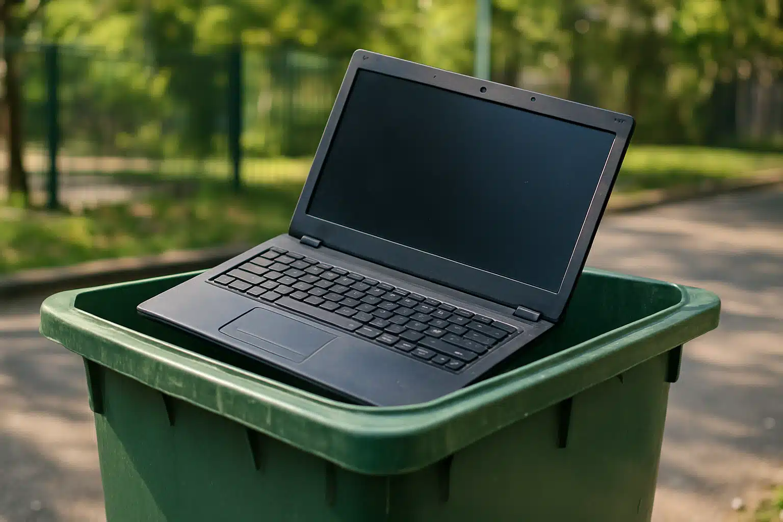 Recyclage d'un ordinateur usagé dans un point de collecte DEEE agréé pour appareils électroniques